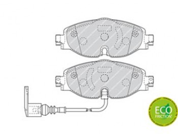 Pastiglie LV Audi A3/VW Golf VII 2012-> Front (WVA