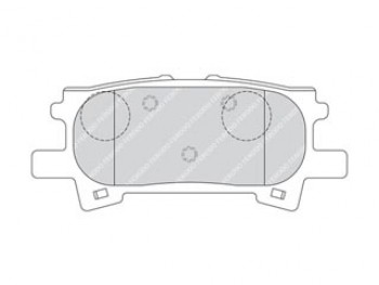 Pastiglie LV LEXUS RX300 POST.