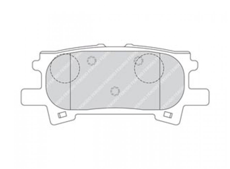 Pastiglie LV LEXUS RX300 POST.
