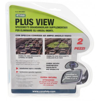 PLUSVIEW 2 SPECCHIETTI GRANDANGOLARI SUPPLEMENTARI