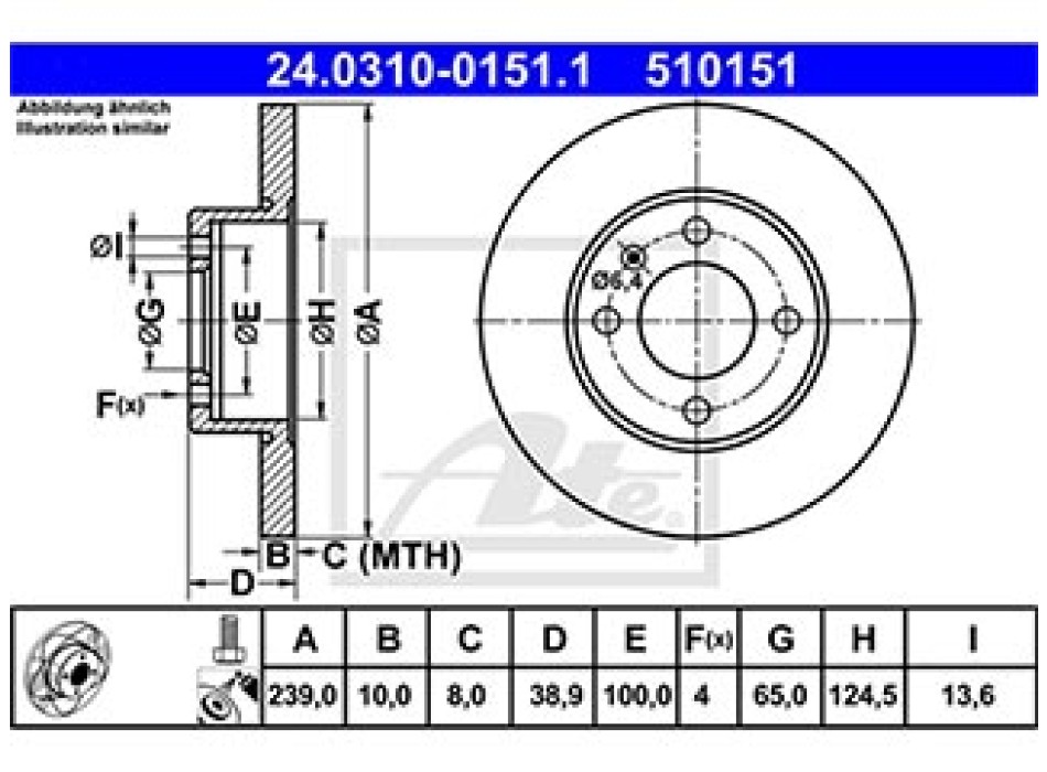 POWER DISC ANTERIORE