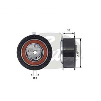 PowerGrip Tensioner Pulley