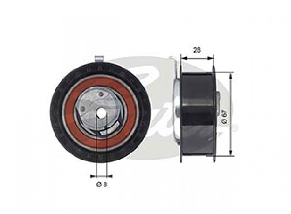 PowerGrip Tensioner Pulley