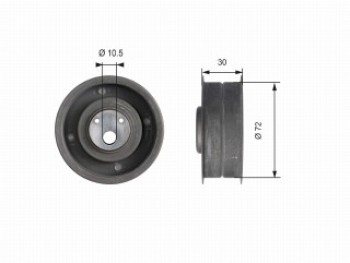 PowerGripT Tensioner Pulley