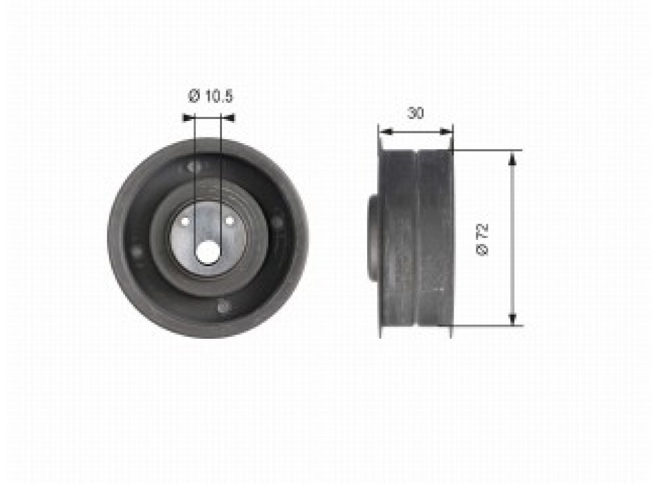 PowerGripT Tensioner Pulley