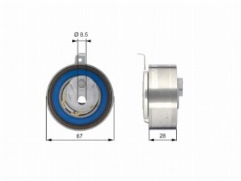 PowerGripT Tensioner Pulley