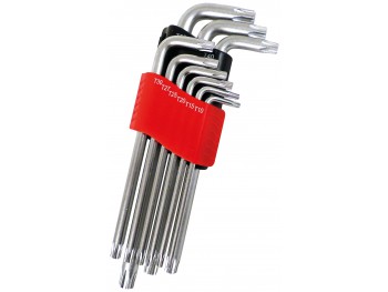 PRECISION STEEL 9 CHIAVI TORX DA T10 A T50