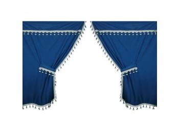 Premiere, set tende in microfibra per camion - Blu