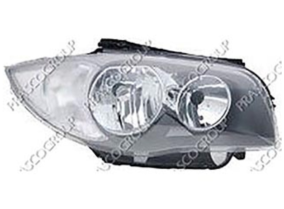 PROIETTORE DESTRO H7+H7 ELETTRICO SENZA MOTORE