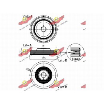 PULEGGIA SMORZATRICE
