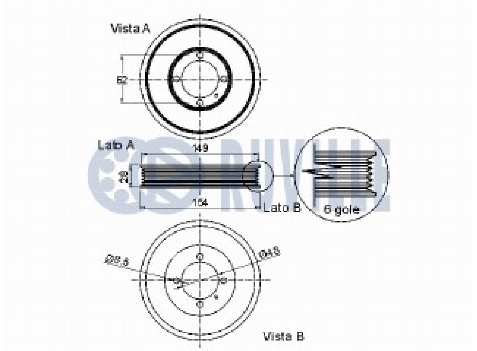 PULEGGIA SMORZATRICE