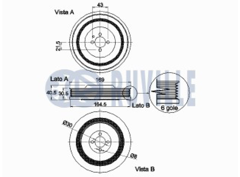 PULEGGIA SMORZATRICE