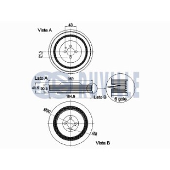 PULEGGIA SMORZATRICE