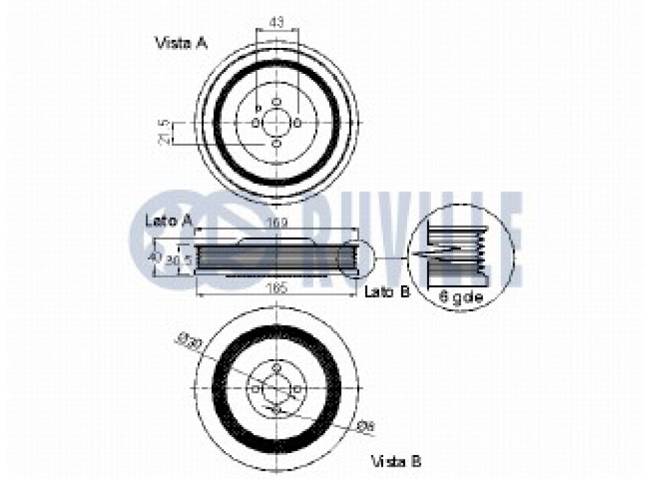 PULEGGIA SMORZATRICE