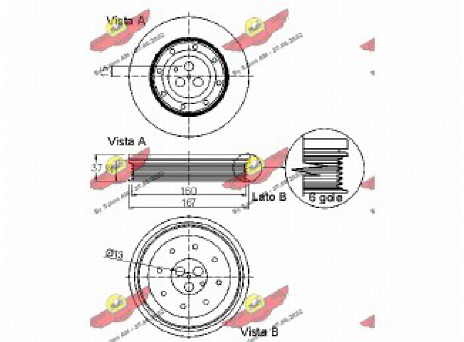 PULEGGIA SMORZATRICE