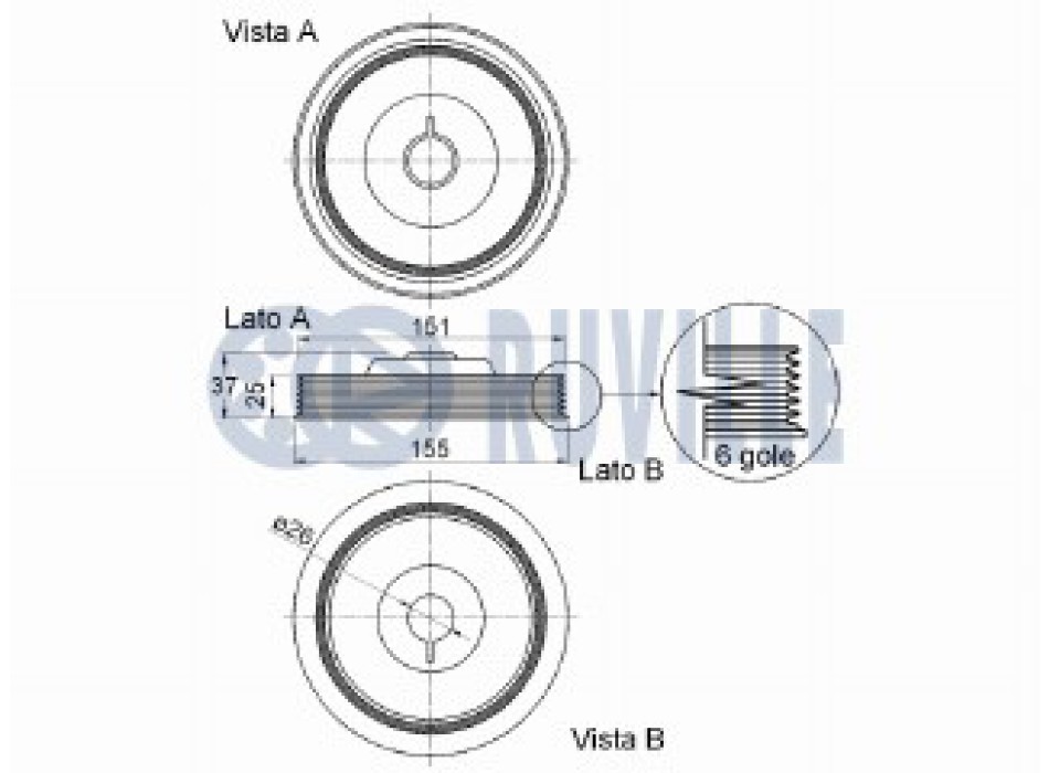 PULEGGIA SMORZATRICE