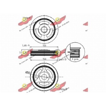 PULEGGIA SMORZATRICE