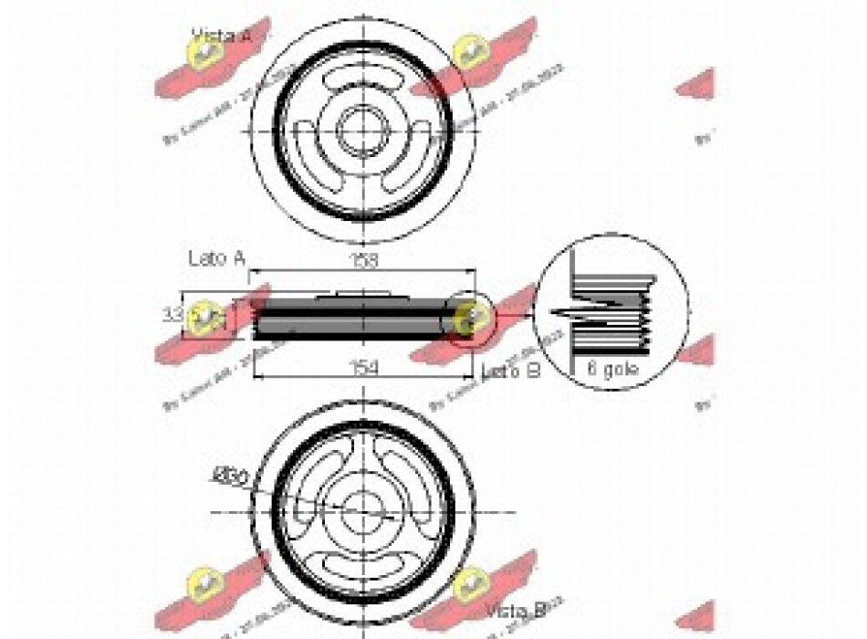 PULEGGIA SMORZATRICE