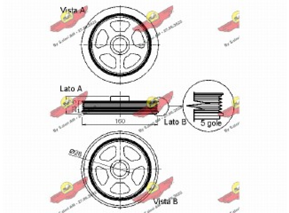 PULEGGIA SMORZATRICE