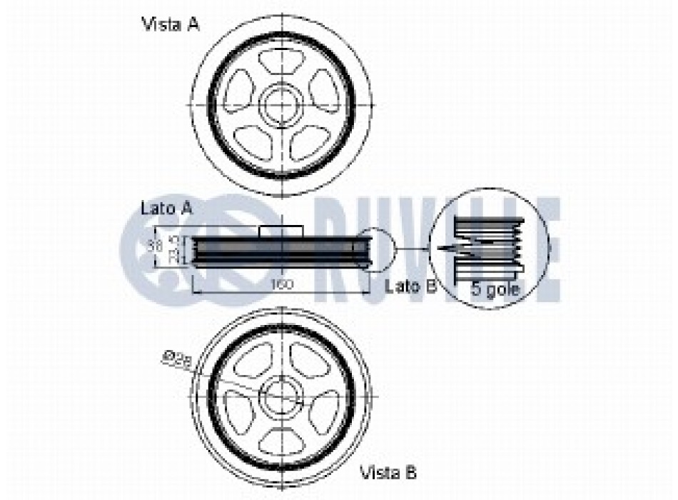 PULEGGIA SMORZATRICE