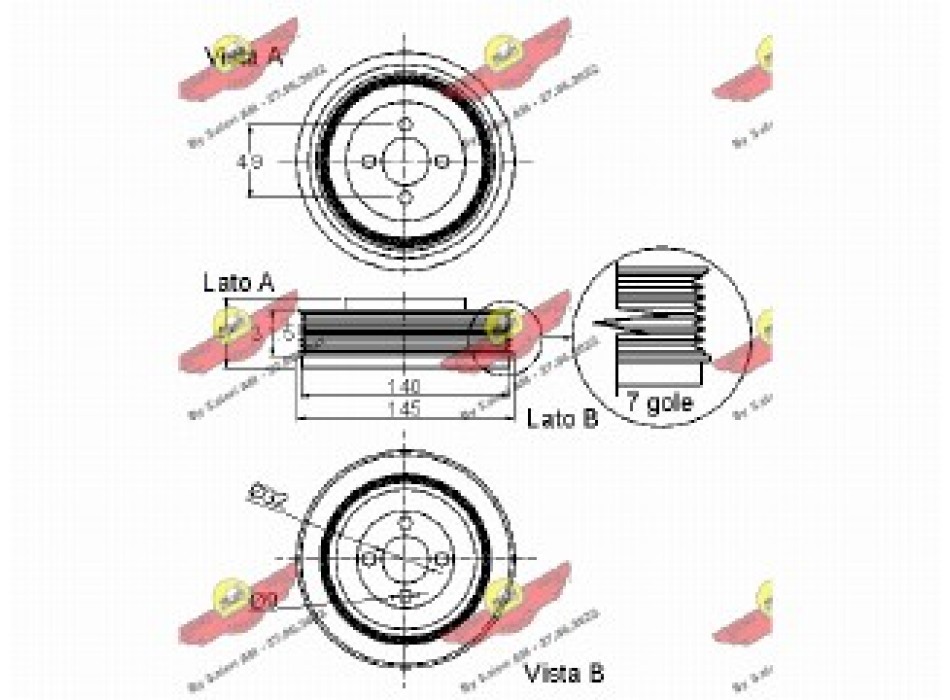 PULEGGIA SMORZATRICE