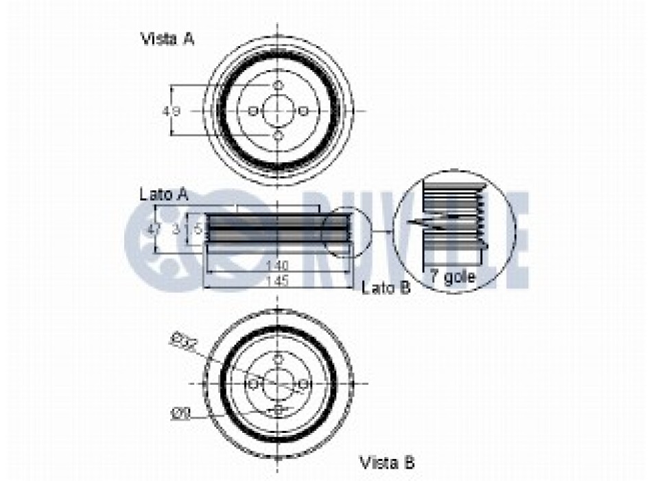 PULEGGIA SMORZATRICE