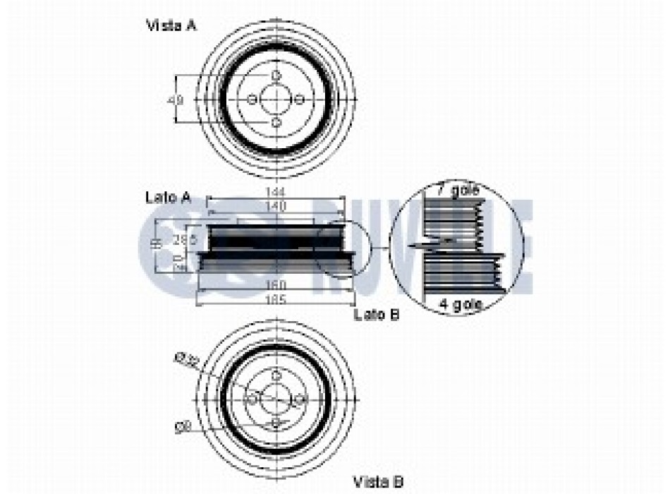 PULEGGIA SMORZATRICE