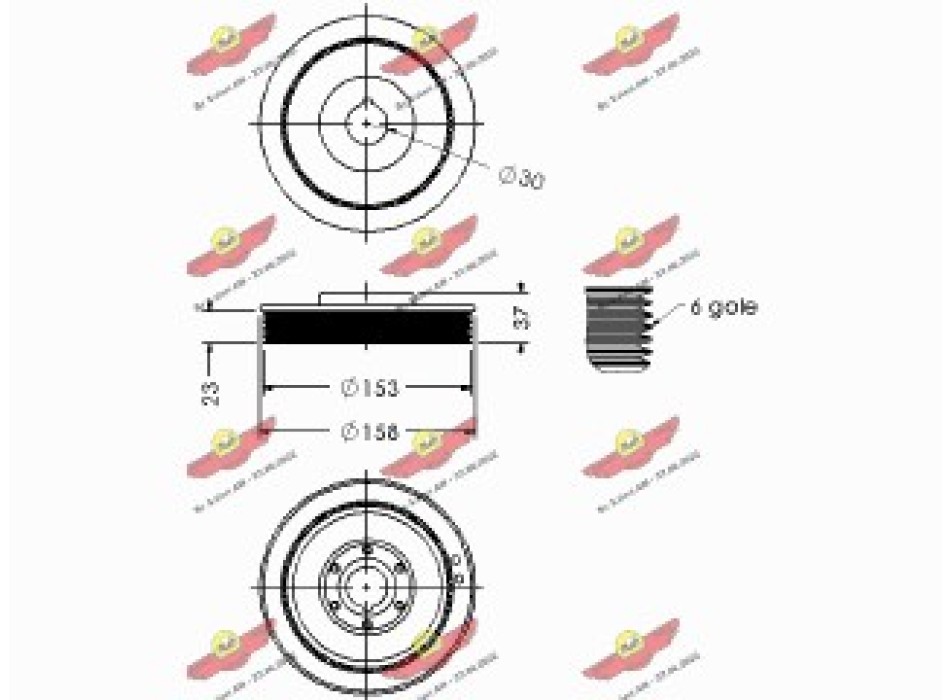 PULEGGIA SMORZATRICE