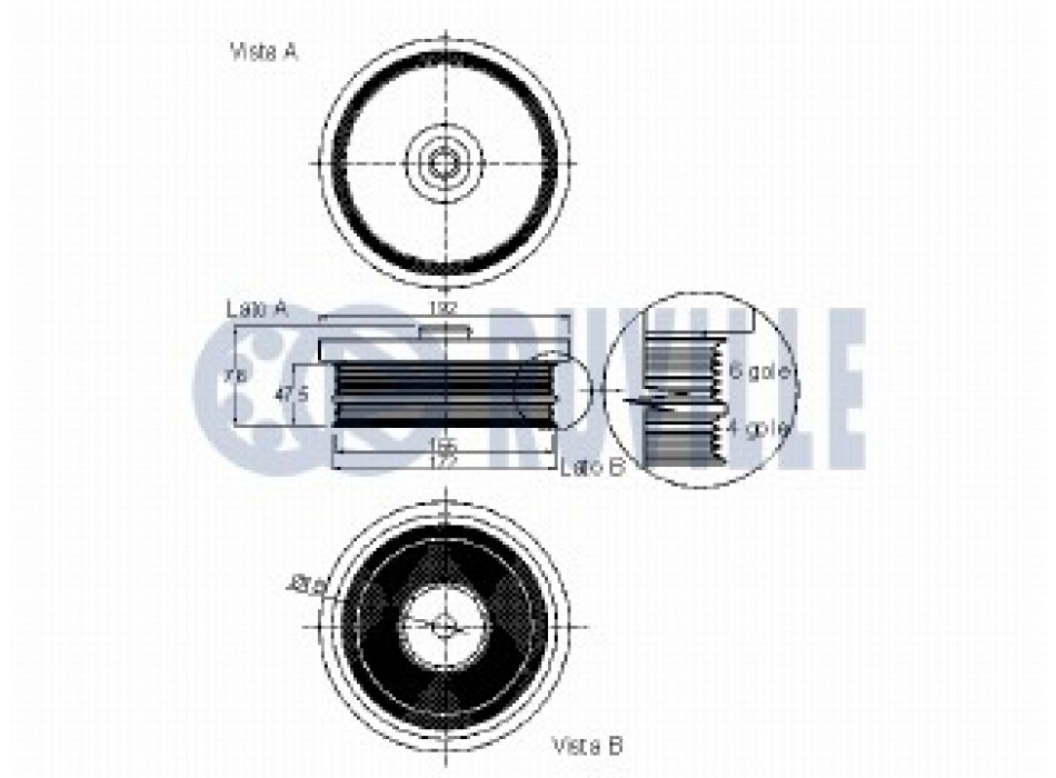 PULEGGIA SMORZATRICE
