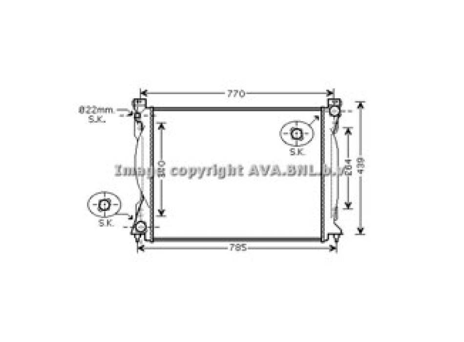 Rad. AUDI A6 IV 2.7 TDi 04-