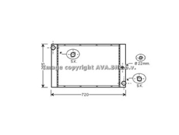 Rad. BMW E60 520D AT 04-
