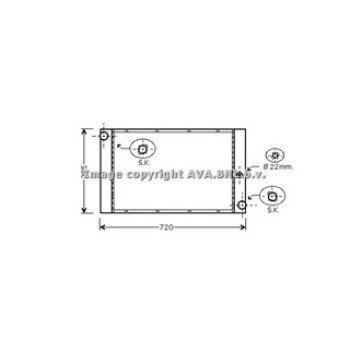 Rad. BMW E60 520D AT 04-