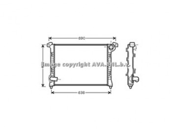Rad. BMW Mini One 1.1i +AC 03-
