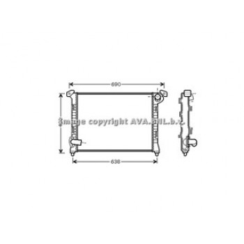 Rad. BMW Mini One 1.1i +AC 03-