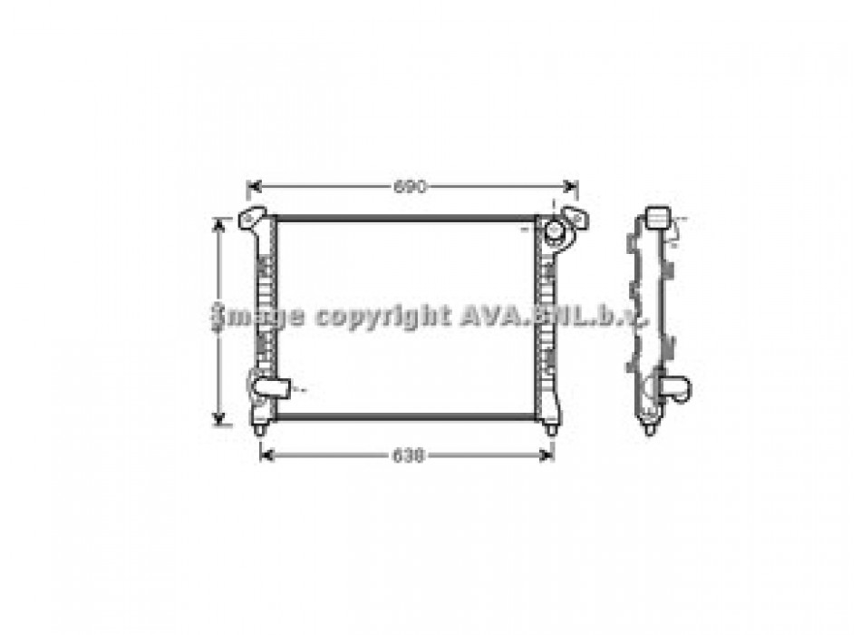 Rad. BMW Mini One 1.1i +AC 03-