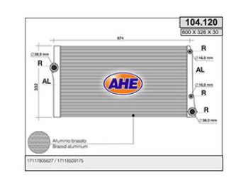 Rad. BMW Serie 5 F01/F02/F10/F11/E71 520D/525D/530