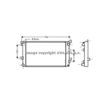 Rad. CHRYSLER Voyager 2.5 TD