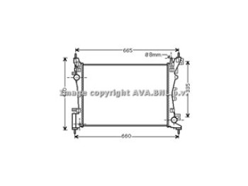 Rad. CITROEN Nemo 1.4i 07-