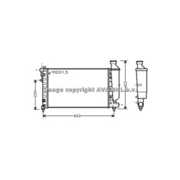 Rad. CITROEN Saxo +/- AC