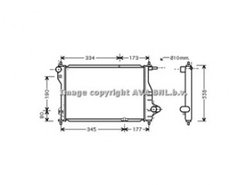 Rad. DAEWOO Matiz 1.0i 05-