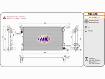 Rad. FIAT 500L 1.4 +/-AC M/AT 12-