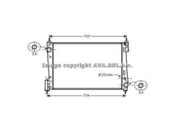 Rad. FIAT Grande Punto 1.3 MJTD 05-