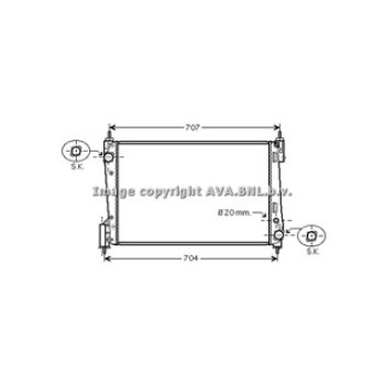 Rad. FIAT Grande Punto 1.3 MJTD 05-