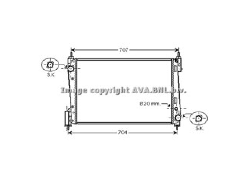 Rad. FIAT Grande Punto 1.3 MJTD 05-