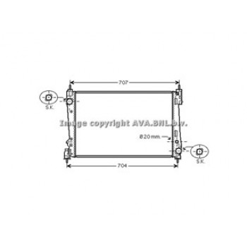 Rad. FIAT Grande Punto 1.9 JTD