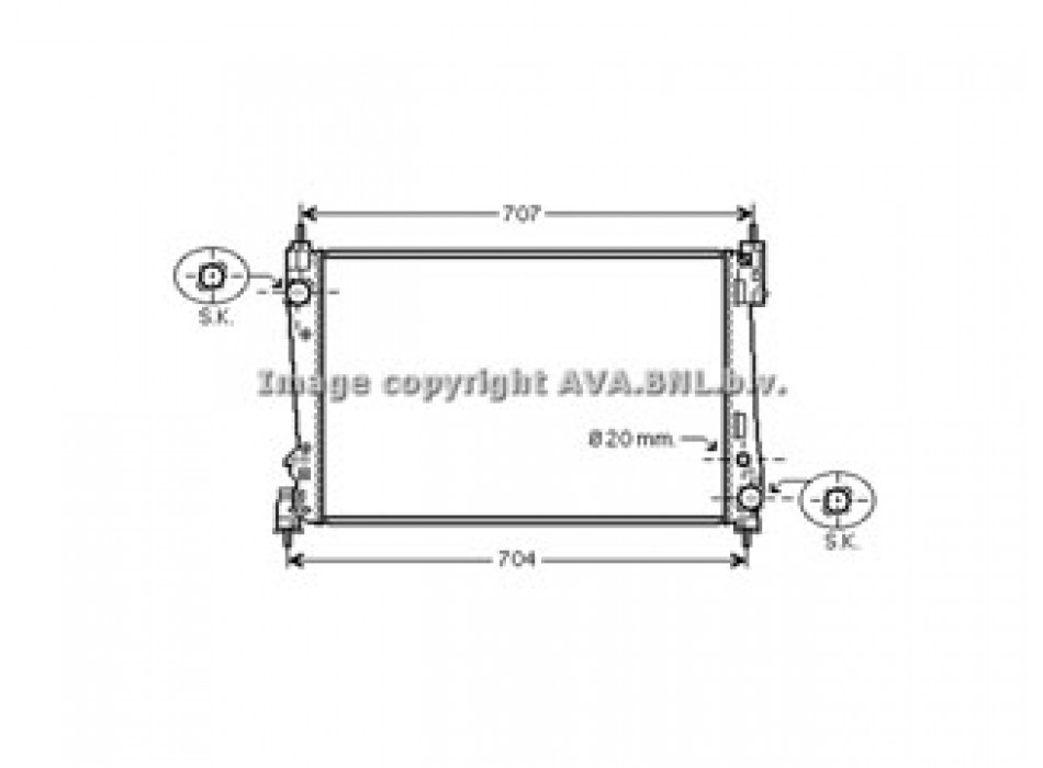 Rad. FIAT Grande Punto 1.9 JTD