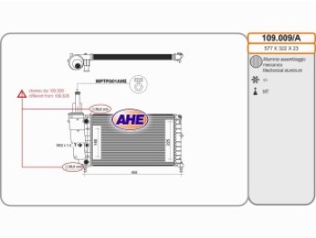 Rad. FIAT/LANCIA Punto/Y 1.2 09.93-09.03