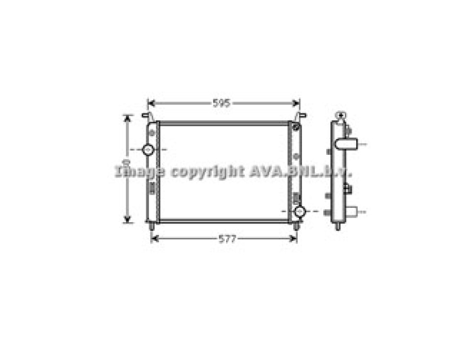 Rad. FIAT Palio 1.3 JTD 03-