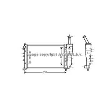Rad. FIAT Punto II 1.2 03- Val.