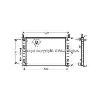 Rad. FORD Fiesta V 1.3 02-